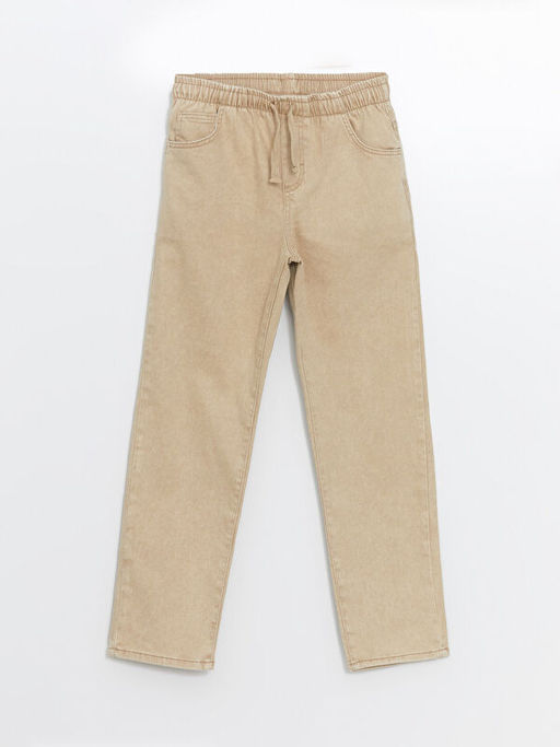 Beli Lastikli Regular Fit Erkek ?ocuk Jean Pantolon
