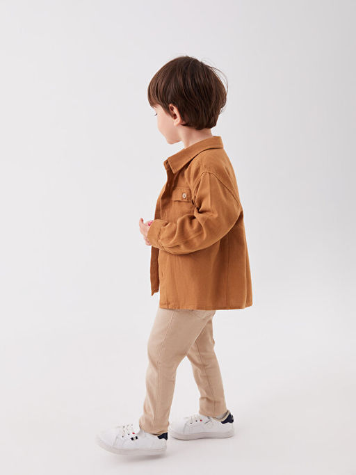 Beli Lastikli Erkek Bebek Pantolon - Waikiki фото 2