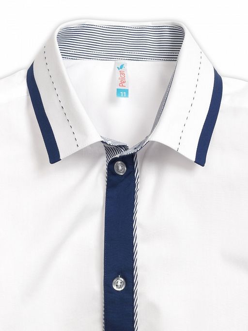 BWCT7094 сорочка верхняя для мальчиков - Pelican фото 5