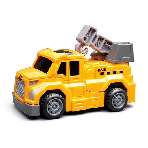 Робот трансформирующийся в дорожную технику, в коробке