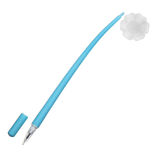 Цена за 48 шт. Ручка-прикол Calligrata Мак, синий стержень, гелевая, меняет цвет при ультрафиолете, МИКС