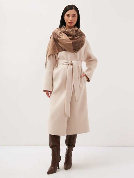 в составе шерсть! теплый двусторонний палантин - Tantino фото 2