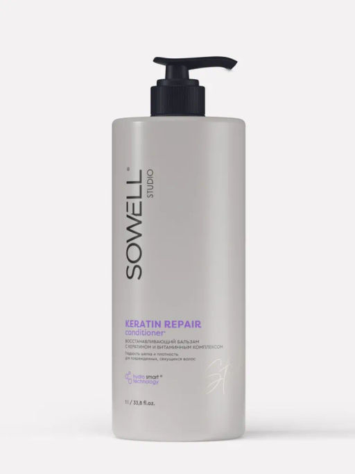 SOWELL бальзам 1л Восстанавливающая д/волос Keratin Repair