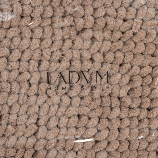 Коврик для дома LaDоm, букли, плотность 1100 г, 5080 см, коричневый