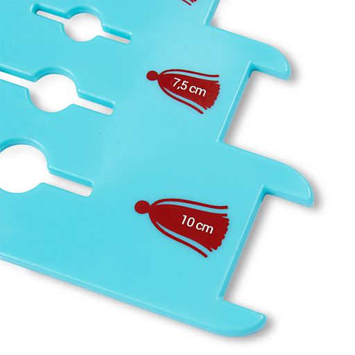 Для вязания PRYM 624191 устройство для изготовления кистей пластик 10 см, 7.5 см, 5 см