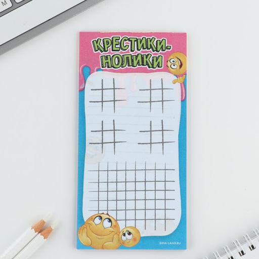 Блок для записи с отрывными листами, 30 л Крестики - Artfox фото 2