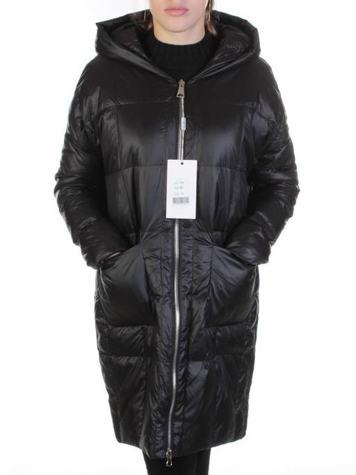 8808 BLACK Пальто женское демисезонное (100 гр. синтепон) - Fashion фото 2