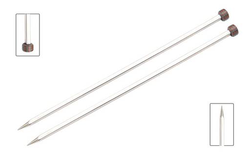 k048 Спицы прямые Nova cubics 2-4.5 35см - Knitpro фото 2