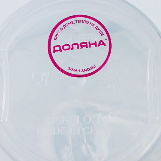 Стакан мерный Доляна, 1 л, прозрачный