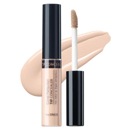 The Saem Cover Perfection Tip Concealer #0.5 Ice Beige 6.5g - Локальный консилер против несовершенств