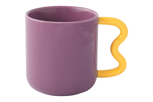 Набор кружек Creative, оранжевый, жёлтый, зелёный, фиолетовый, 0,35 л, 4 шт - Easy life фото 5