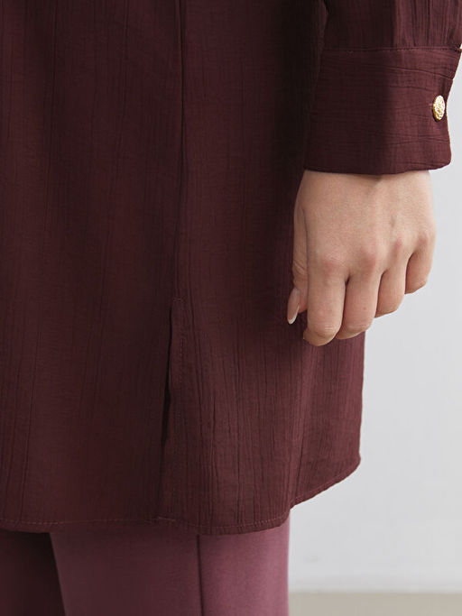 Hakim Yaka Dokulu Kad?n G?mlek Tunik