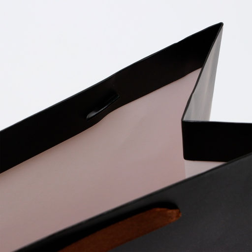 Пакет подарочный ламинированный «Чёрный», M 26×32×12 см