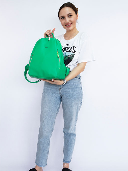 LACCOMA рюкзак Алекса-Ф826-изумрудный эко кожа хлопок