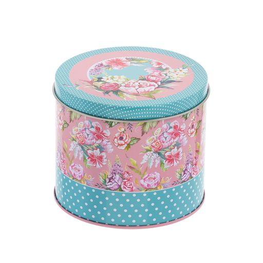 Gamma MSB-01 коробочка жестяная d 10.5 х 9.2 см СК/Распродажа №03 Цветы