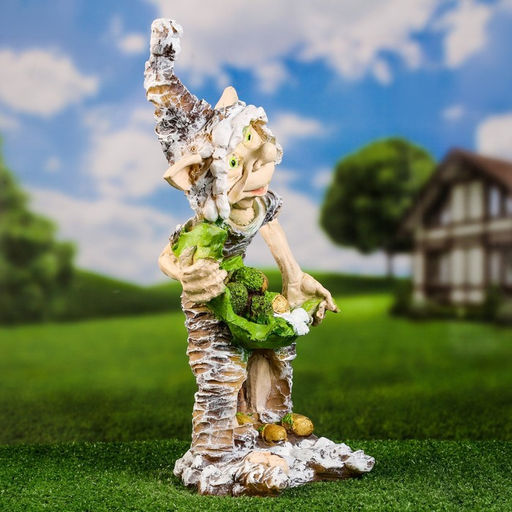 Садовая фигура из полистоуна «Тролль», 39×17×21 см