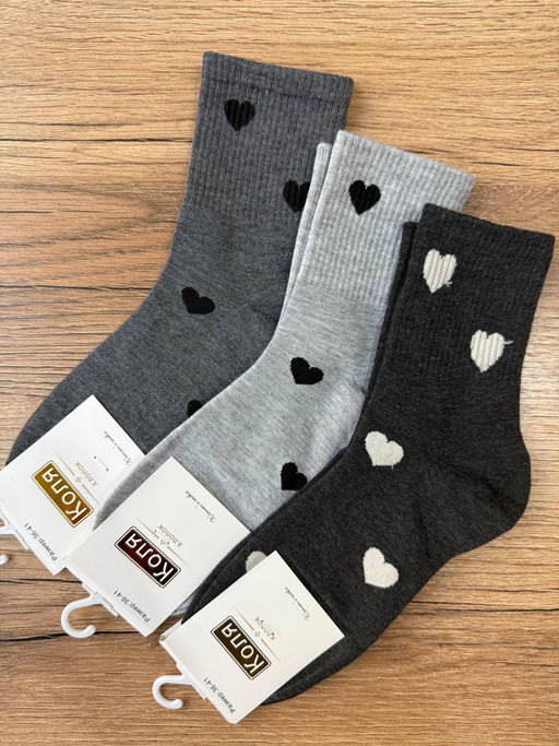 BK853 Носки, 1 пара СЕРЫЙ