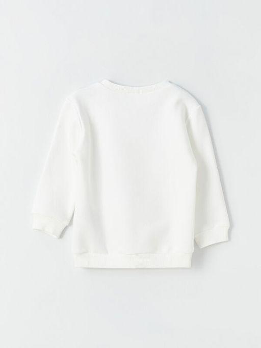 Bisiklet Yaka Bask?l? Erkek Bebek Sweatshirt - Waikiki фото 3