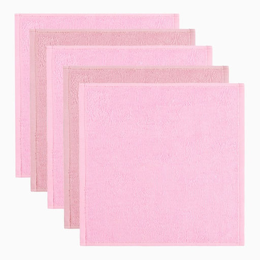 Набор салфеток махровых универсальных в корзинке Этель Фигуры 30х30см-5шт,100% хлопок,340г/м2  фото 2