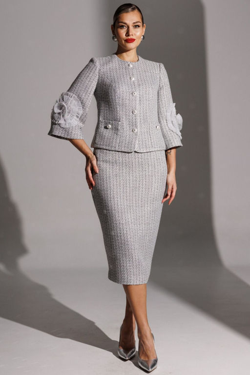 Костюм Мода Юрс 25-2943 серый