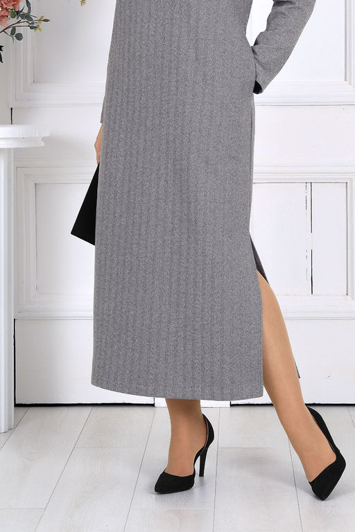 Платье Ninele 6009 светло-серый фото 4