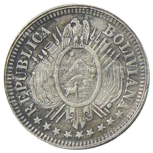 10 сентаво 1893 года Боливия