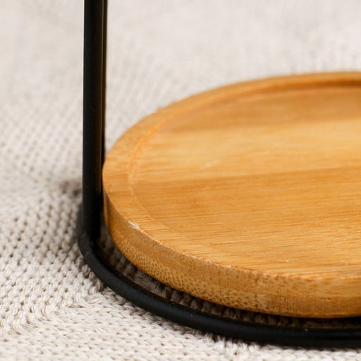 Цена за 2 шт. Горшок для цветов «Сосуд», 250 мл, 12×8.5 см, керамика, с поддоном, с подставкой, розовый