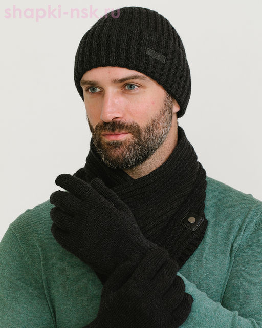 42 T Шапка мужская флис (57-59)