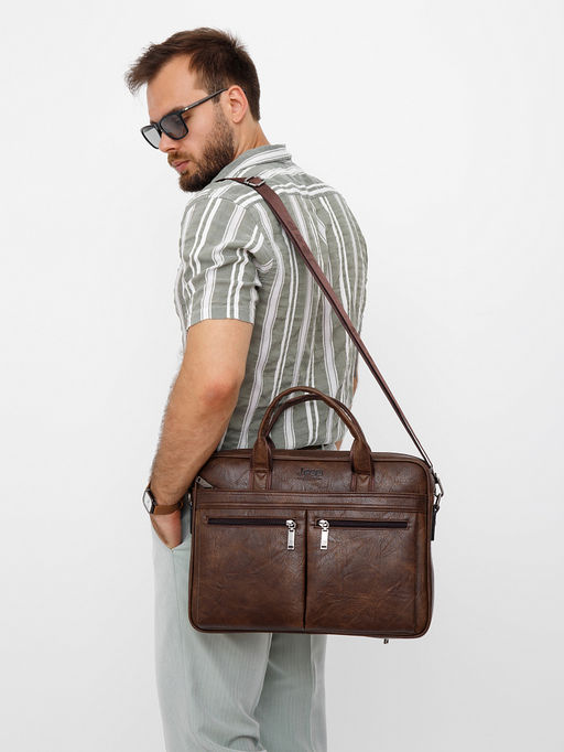 Портфель 1795-01 coffee Jeep