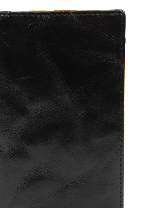 LACCOMA клатч V162-16-черный натуральная кожа