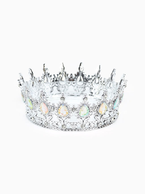 Набор декора для торта: топпер, корона, свеча