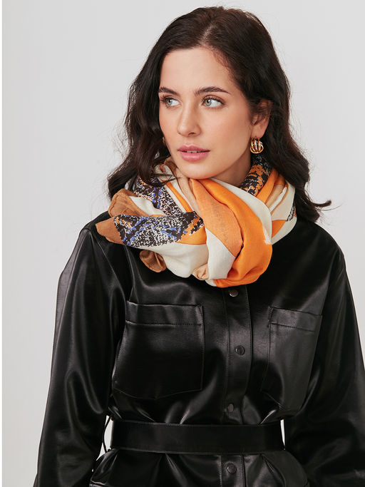 Большой, мягкий, тонкий и очень нежный двусторонний палантин - Tantino фото 6