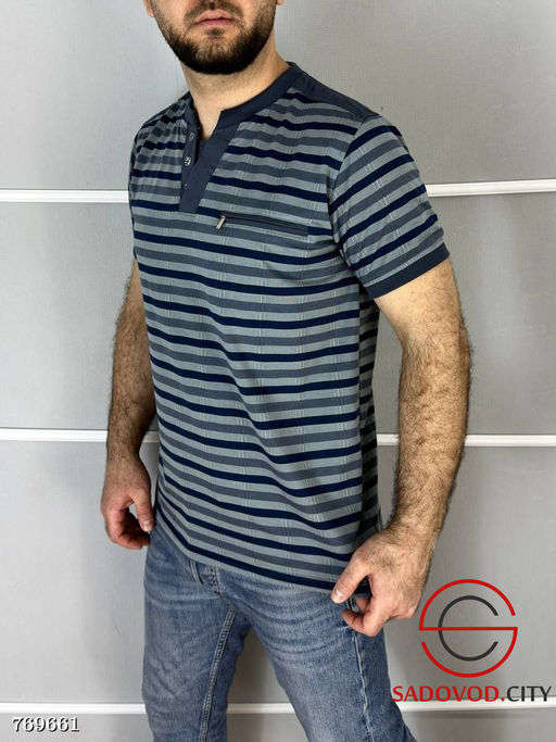 Футболка мужская в полоску