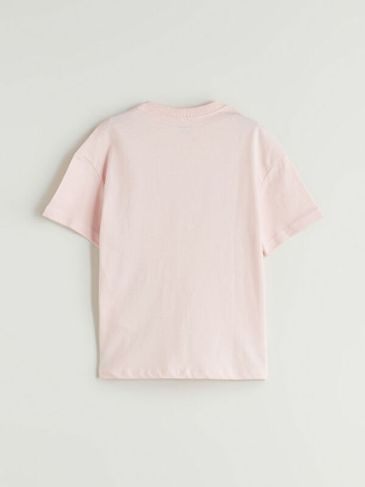 Bisiklet Yaka Bask?l? Erkek ?ocuk Ti??rt