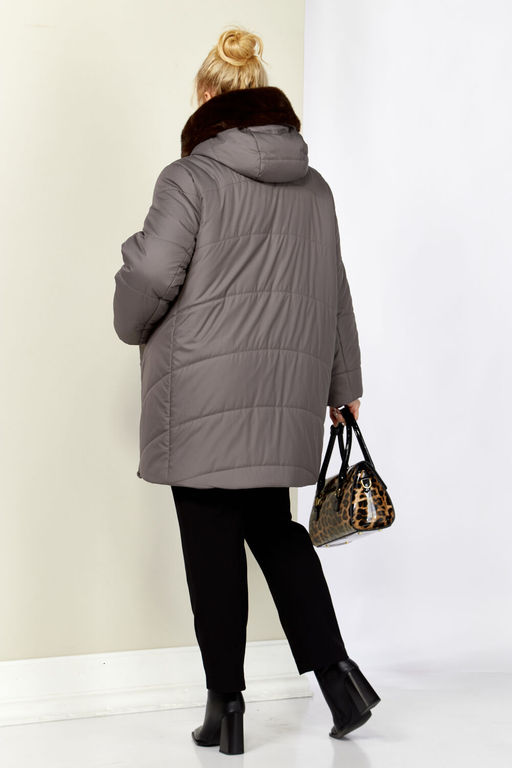 Куртка SHETTI 2205 серо-лиловый