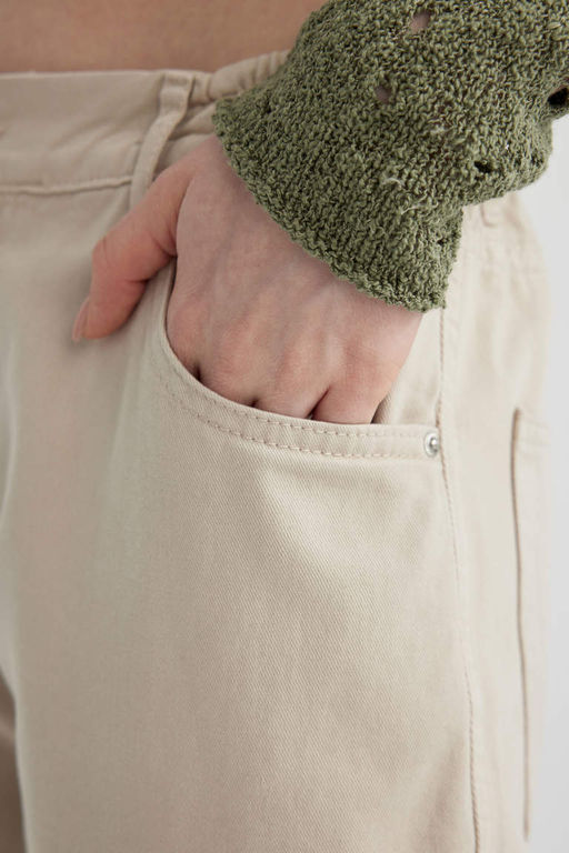 Брюки Cool Cargo Jogger из габардина - Defacto фото 5