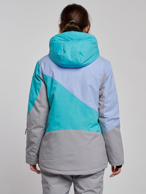 Горнолыжная куртка женская зимняя зеленого цвета 2319Z - Chunmai фото 4