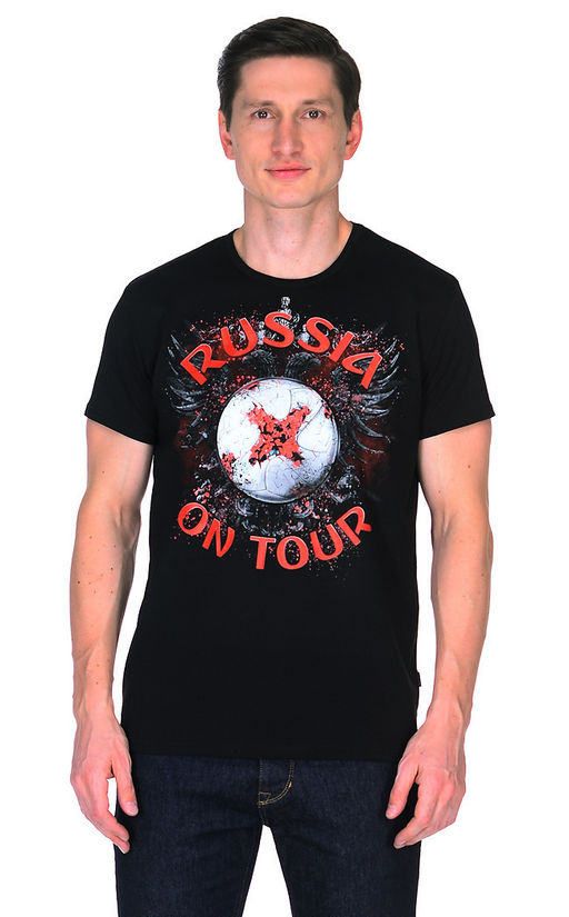 Футболка мужская RUSSIA ON TOUR - Good фото 2