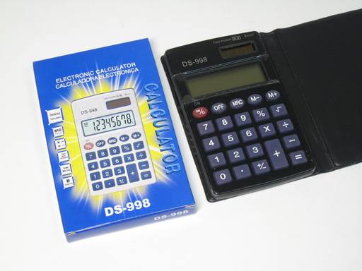 Калькулятор карманный 3000, 8-разрядный, книжка