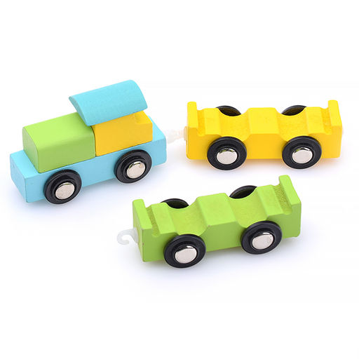 Трек с паровозом и фигурками, в коробке - Щепочка фото 3