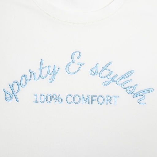 Футболка женская MINAKU OVERSIZE FIT: SPORTY & STYLISH, цвет экрю, размер 50