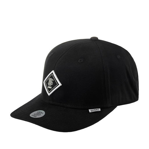 Бейсболка DJINNS арт. 6P TrueFit 2.0 Cap Brushed Twill (черный)
