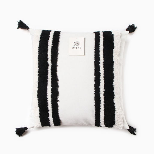 Наволочка декоративная Этель бохо Line 45х45 см, хлопок  фото 9