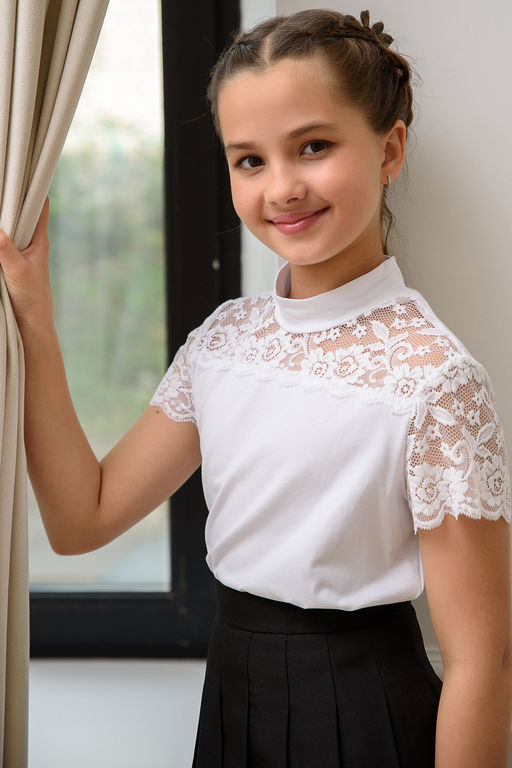 Камелия блузка детская кор. рукав