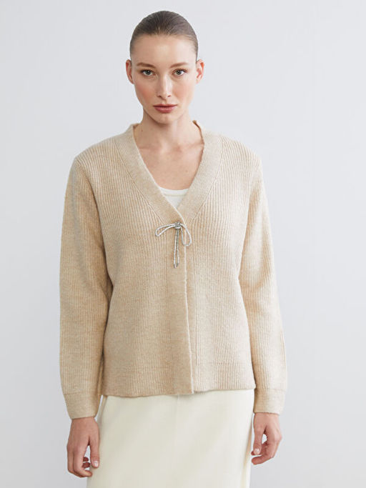 V Yaka Kad?n Triko H?rka