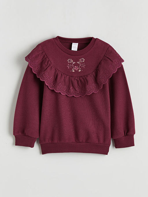 K?z ?ocuk Sweatshirt ve Pantolon Tak?m