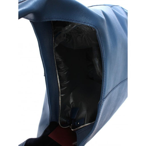 Сумка женская натуральная кожа Croco-870, 1 отд/плеч рем, синий бергамо (47) 264724 - Adelia фото 3