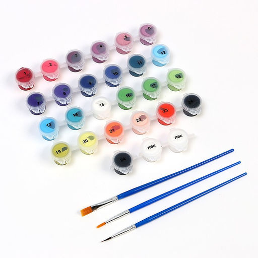 Картина по номерам на холсте с подрамником Лев 40 50 см - Школа талантов фото 4