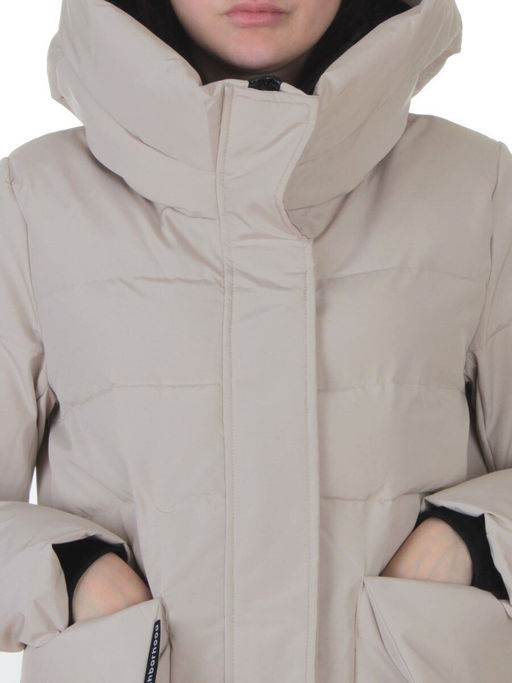 PE23-2 BEIGE Куртка зимняя женская оверсайз (150 гр. холлофайбер)