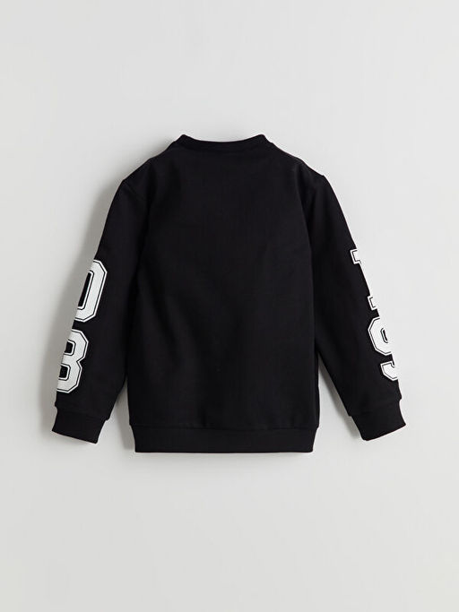Be?ikta? Bask?l? Erkek ?ocuk Sweatshirt